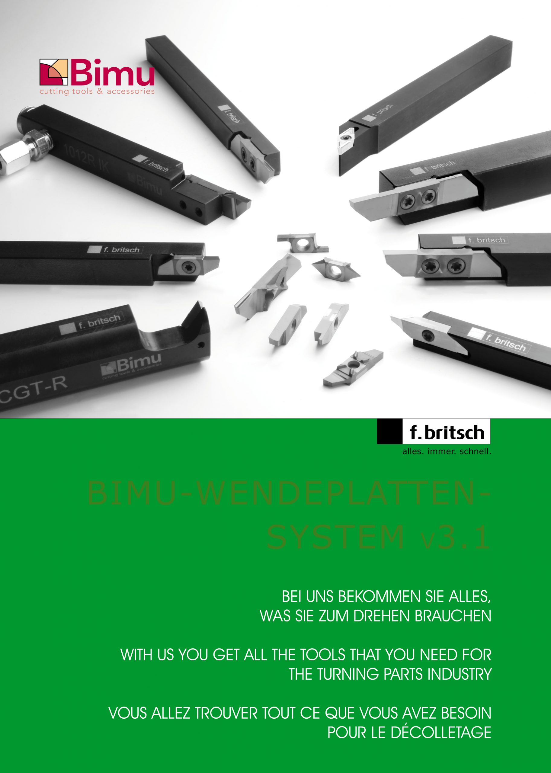 BIMU Wendeschneidplattensystem