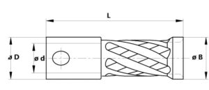 Spannhülsen Longlife Zeichnung