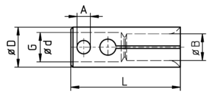 Spannhülsen CAV Zeichnung