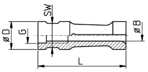 Spannhülsen IEMCA Zeichnung