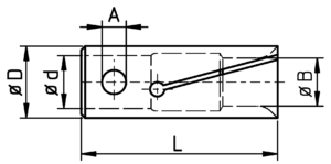 Spannhülsen Zeichnung