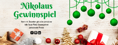 Weihnachtliches Gewinnspiel auf Social Media bei f.britsch